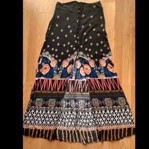 Front Slit Maxi Skirt